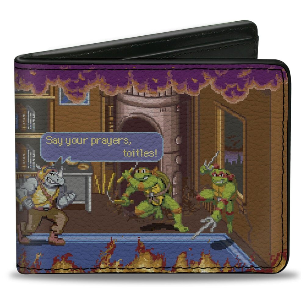 5333 Nickelodeon Wallet, Bifold, Teenage Mutant Ninja Turtles Battle - Picture 1 of 9